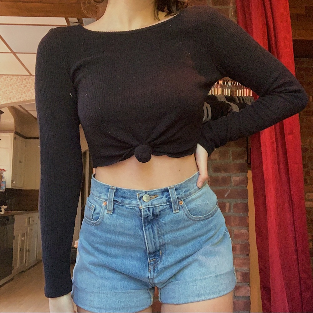 Forever 21 Cropped Long Sleeve